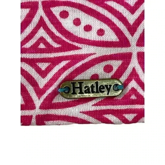 Hatley Women's Peplum Sleeve Dress Cross Hatch Tropics SIZE-S/P - Picture 3 of 8